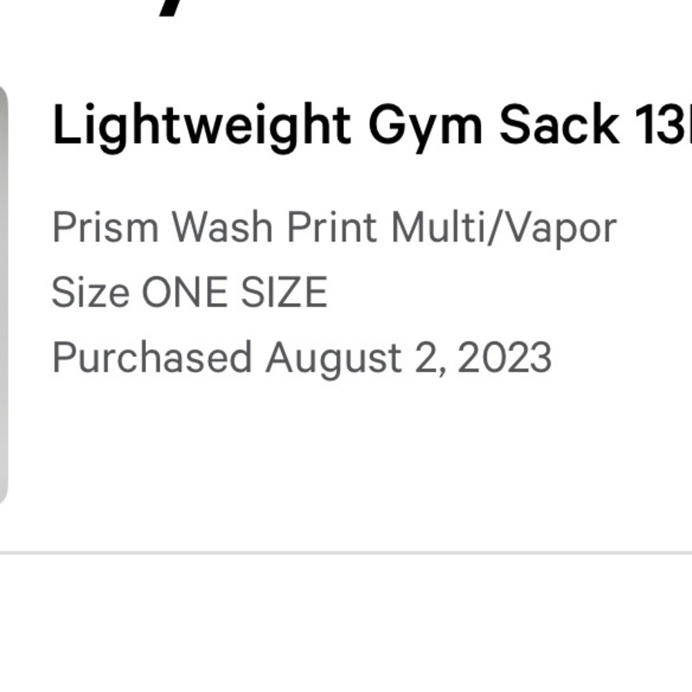 Lululemon Multicolor Drawstring Bag - image 2